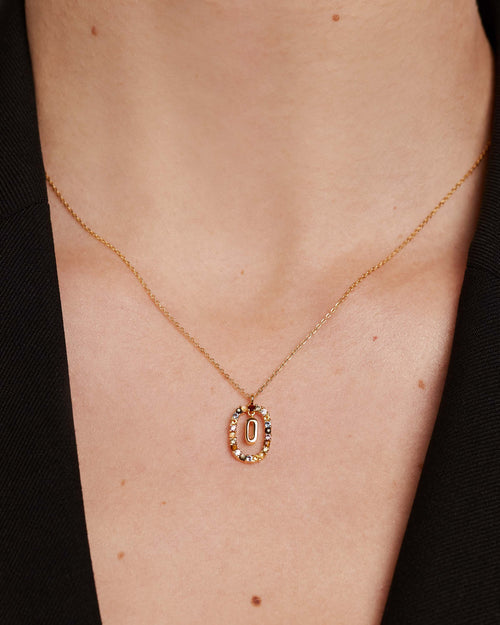 Mosaïque Letter Necklace