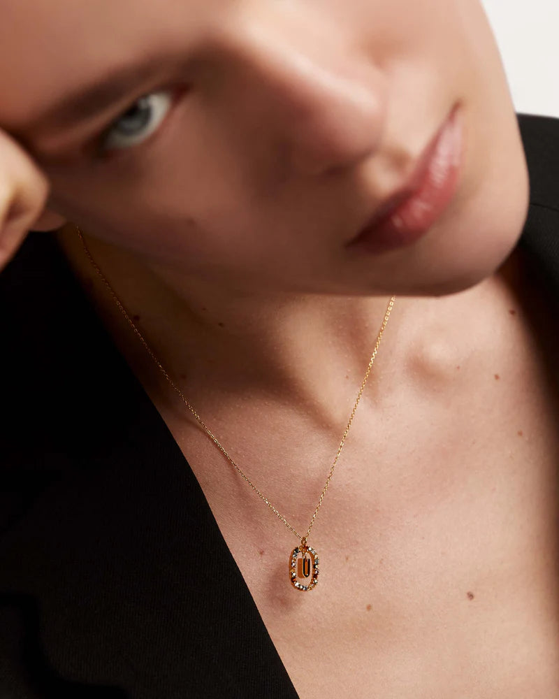 Mosaïque Letter Necklace