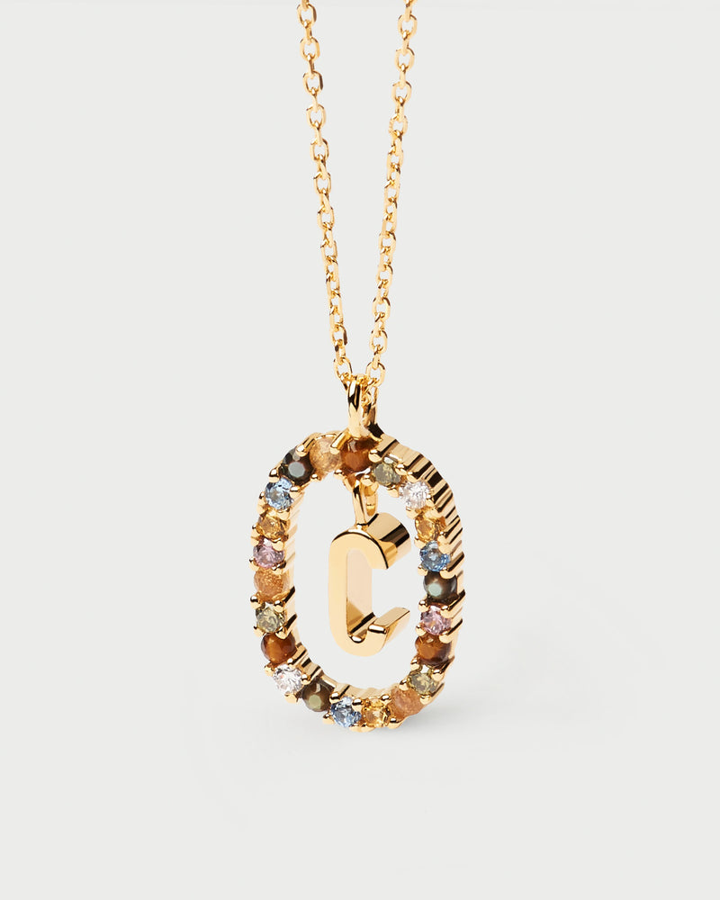 Golden Hour Letter Necklace