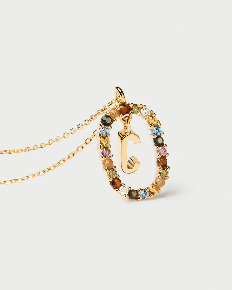 Golden Hour Letter Necklace