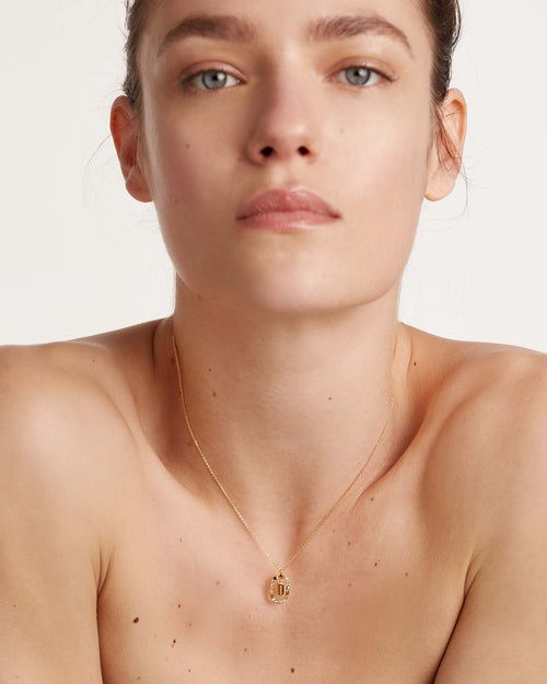 Golden Hour Letter Necklace