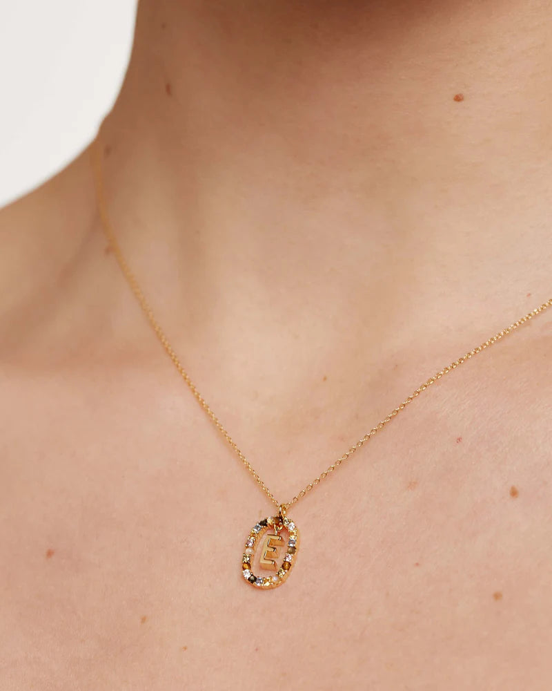 Golden Hour Letter Necklace