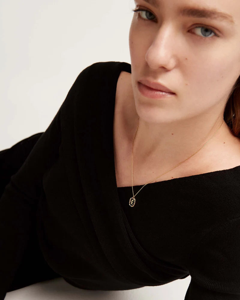Golden Hour Letter Necklace