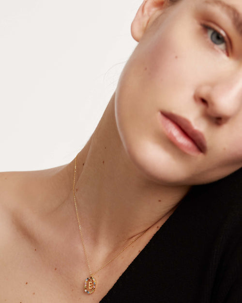 Golden Hour Letter Necklace