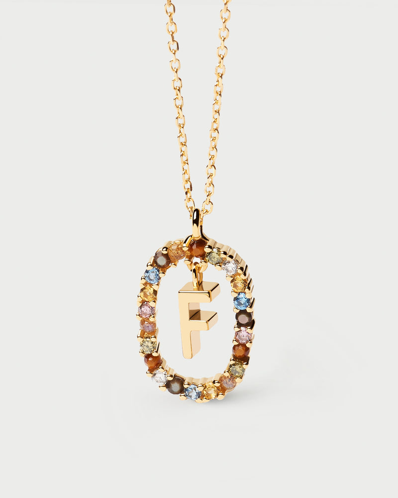 Golden Hour Letter Necklace
