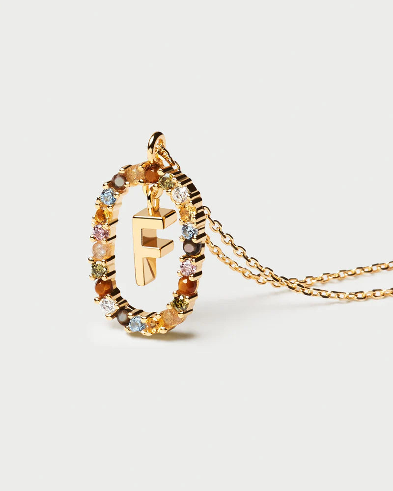 Golden Hour Letter Necklace