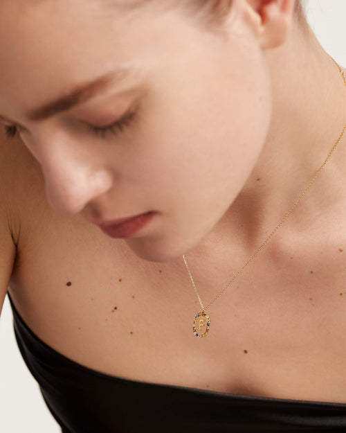 Golden Hour Letter Necklace