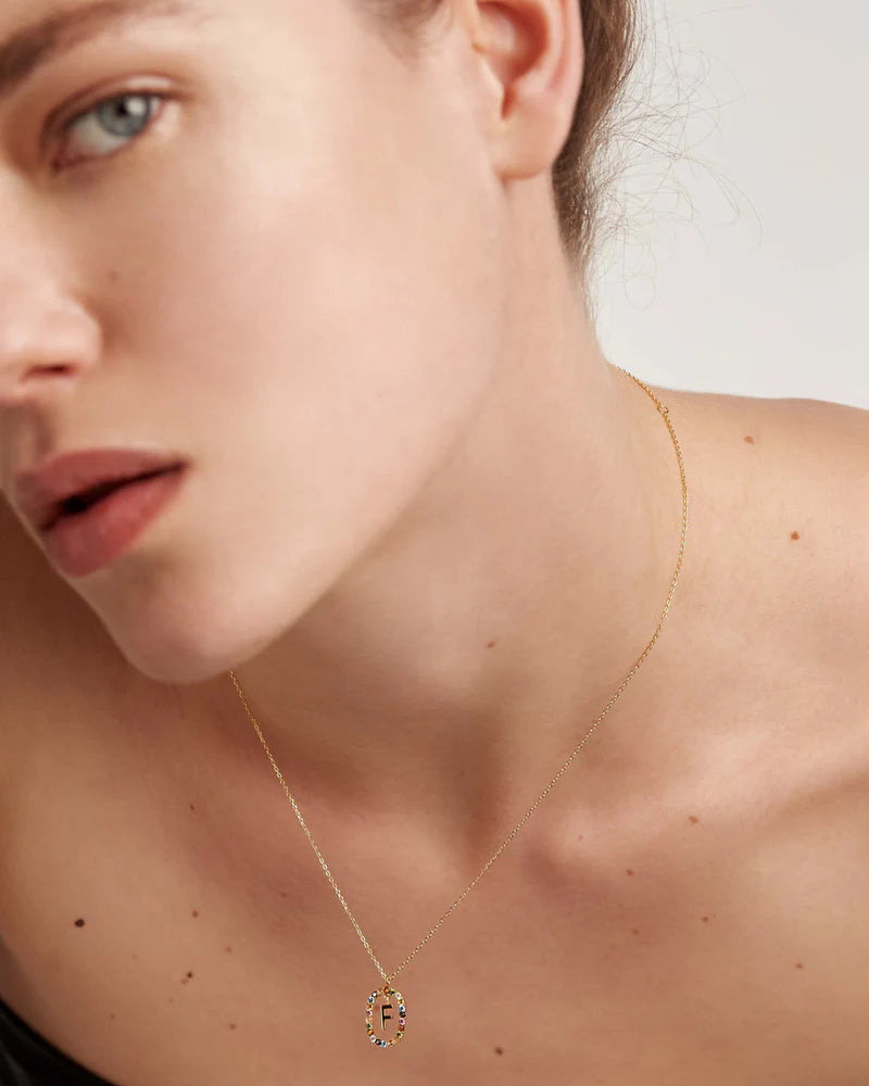 Golden Hour Letter Necklace