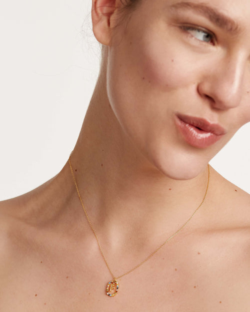Golden Hour Letter Necklace