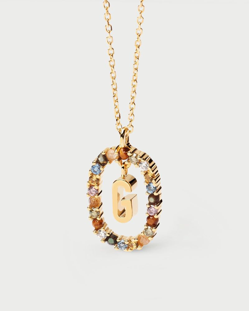 Golden Hour Letter Necklace