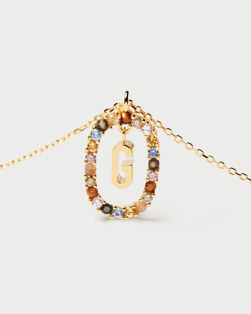 Golden Hour Letter Necklace