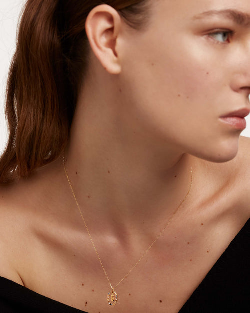 Golden Hour Letter Necklace