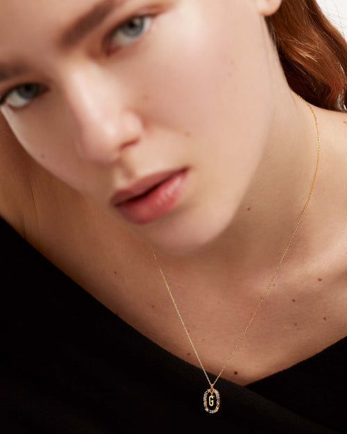Golden Hour Letter Necklace