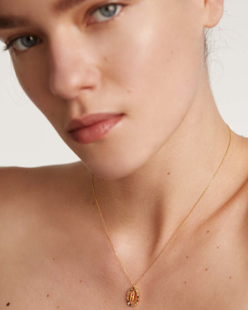 Golden Hour Letter Necklace