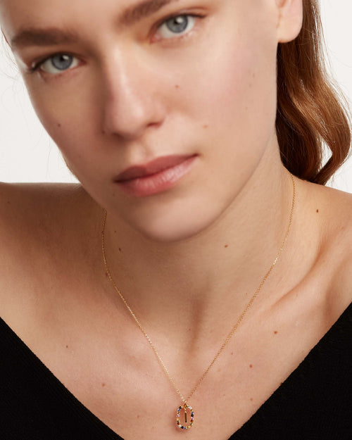 Golden Hour Letter Necklace