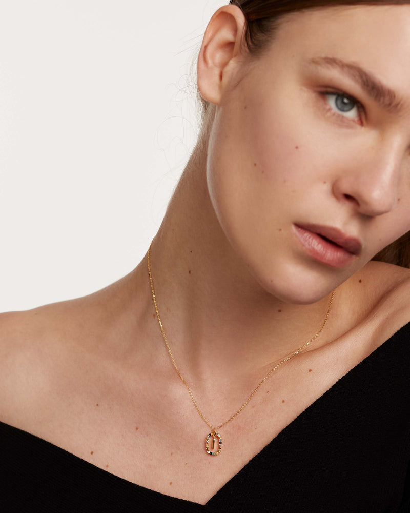 Golden Hour Letter Necklace