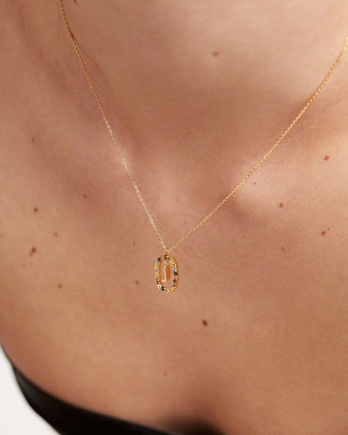 Golden Hour Letter Necklace