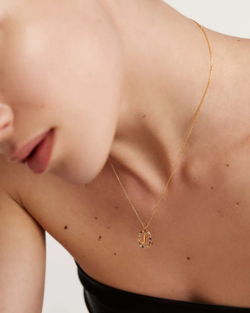 Golden Hour Letter Necklace