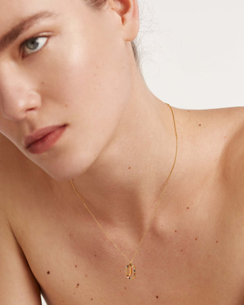 Golden Hour Letter Necklace