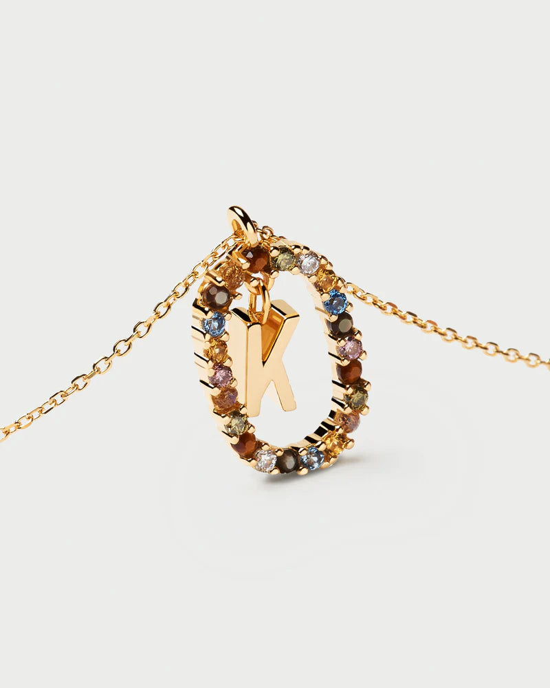 Golden Hour Letter Necklace
