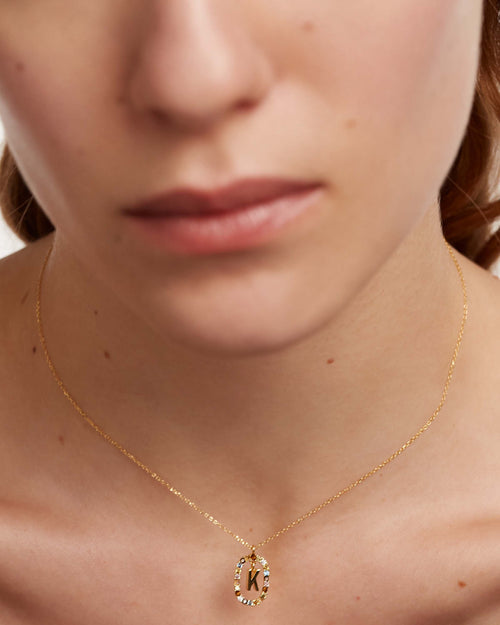 Golden Hour Letter Necklace