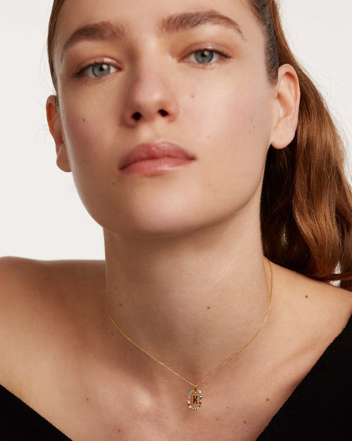 Golden Hour Letter Necklace