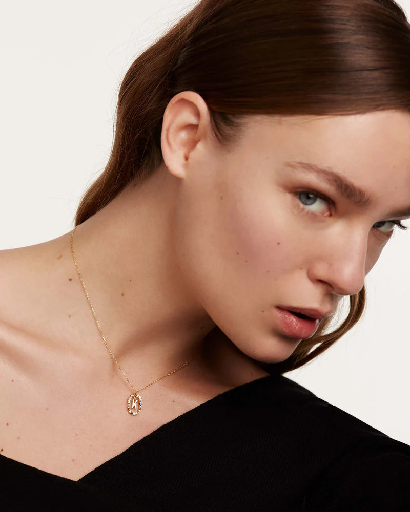 Golden Hour Letter Necklace