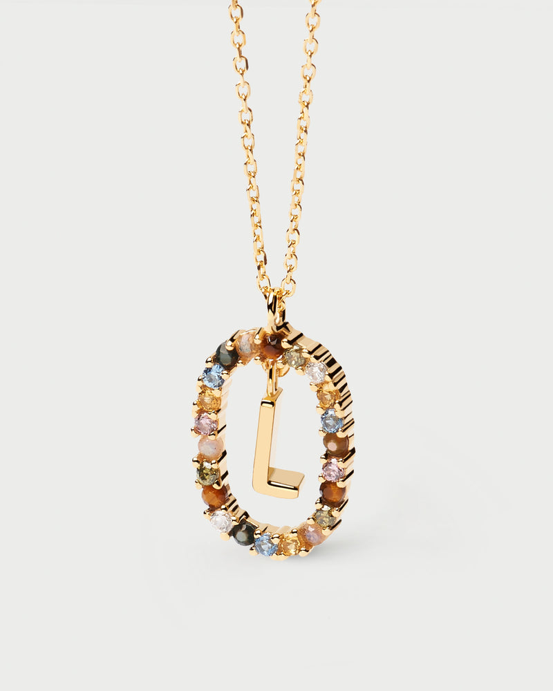 Golden Hour Letter Necklace