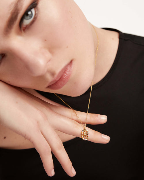 Golden Hour Letter Necklace