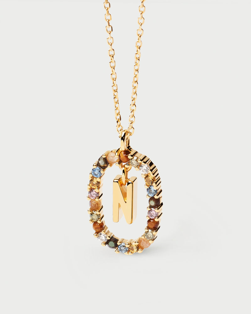 Golden Hour Letter Necklace