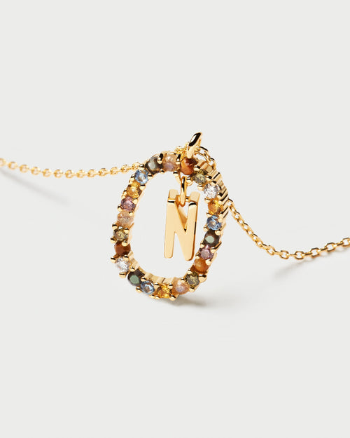 Golden Hour Letter Necklace