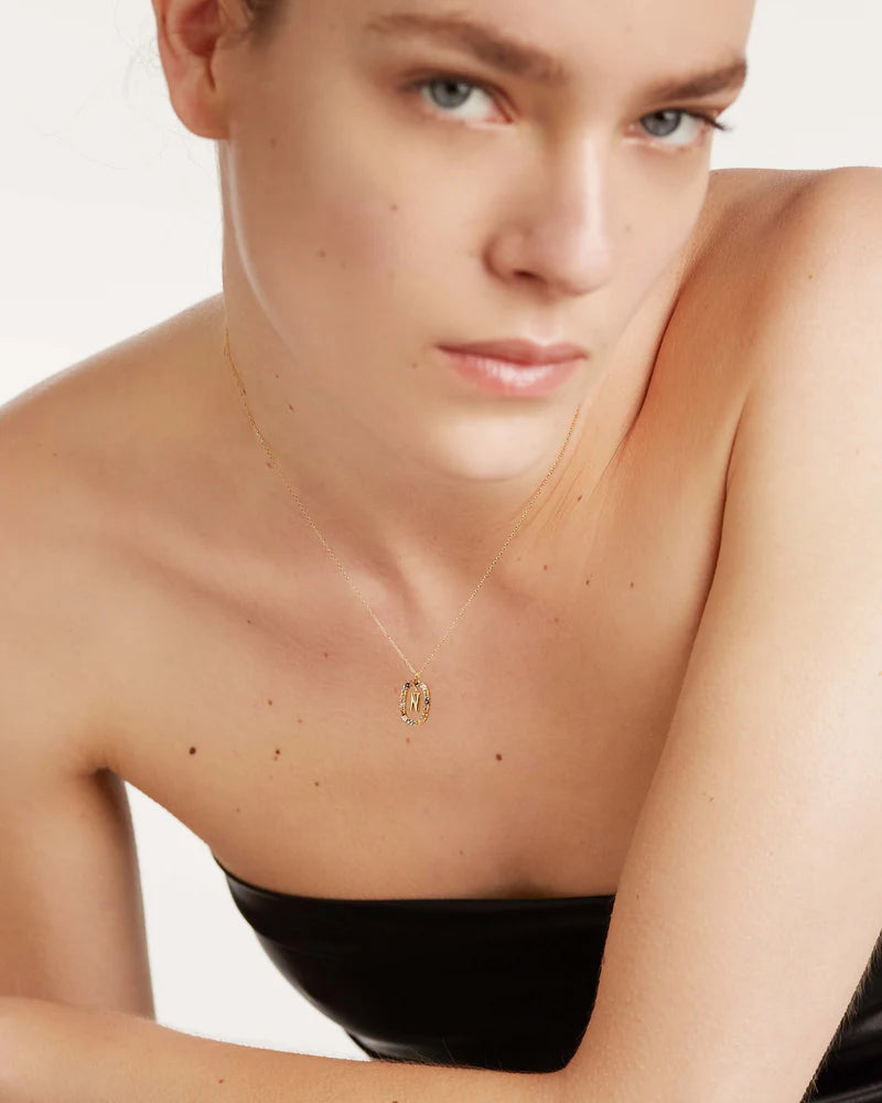Golden Hour Letter Necklace
