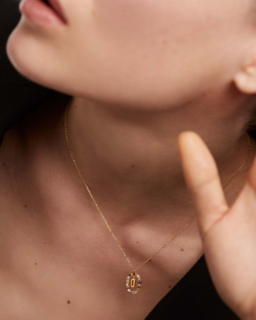 Golden Hour Letter Necklace