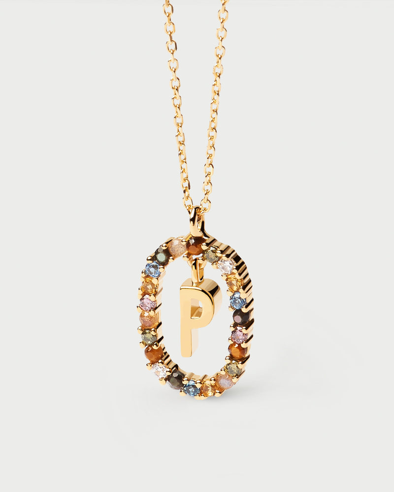 Golden Hour Letter Necklace