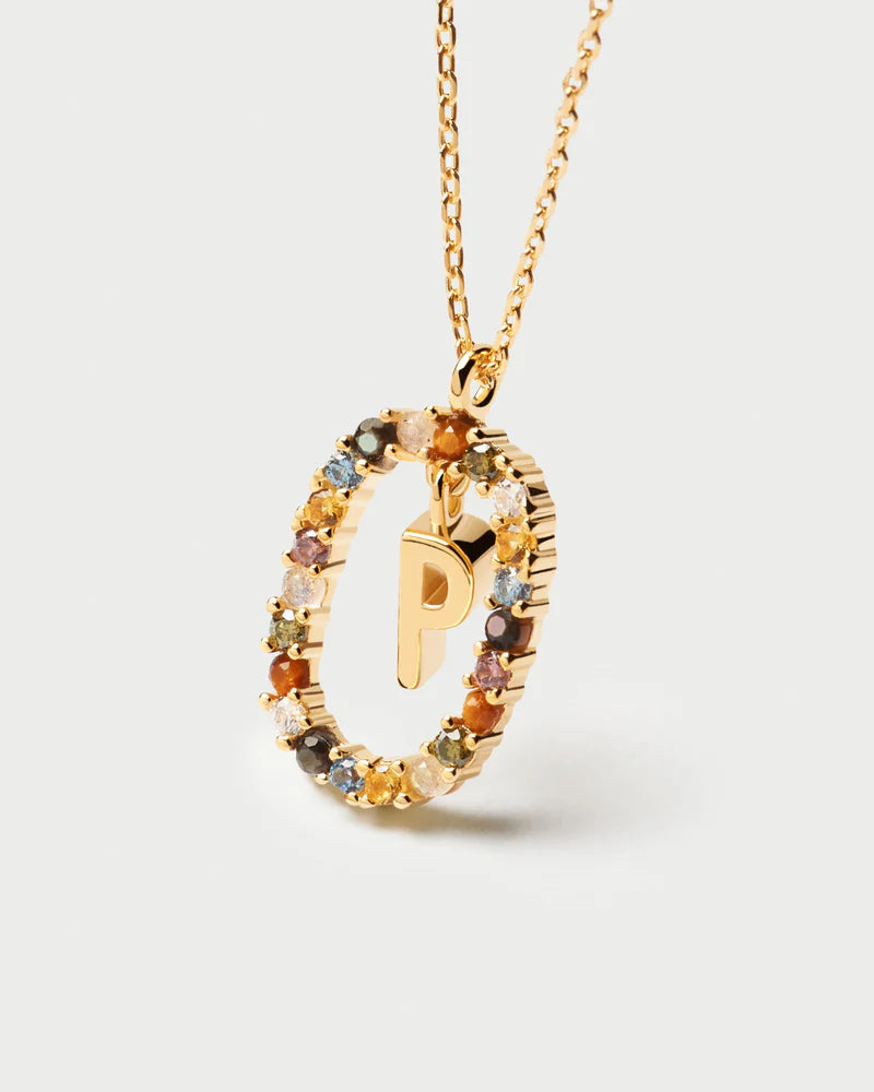 Golden Hour Letter Necklace