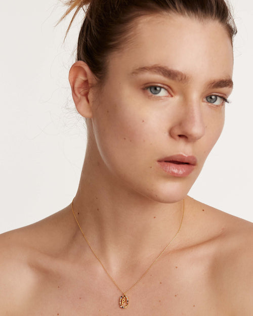 Golden Hour Letter Necklace
