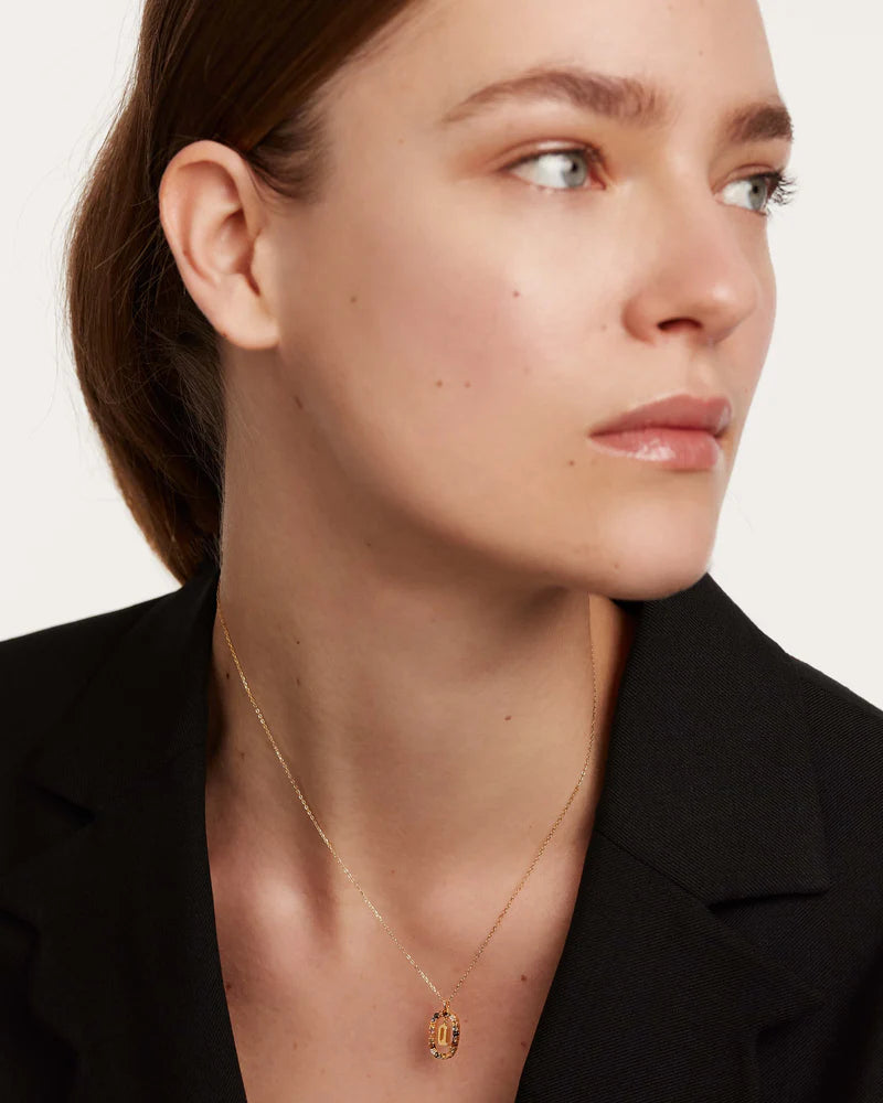 Golden Hour Letter Necklace