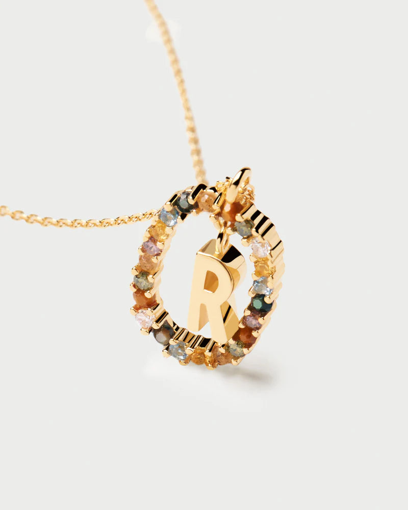 Golden Hour Letter Necklace