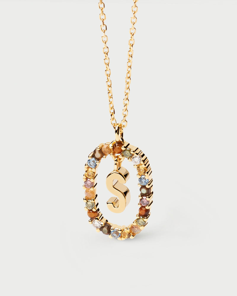 Golden Hour Letter Necklace