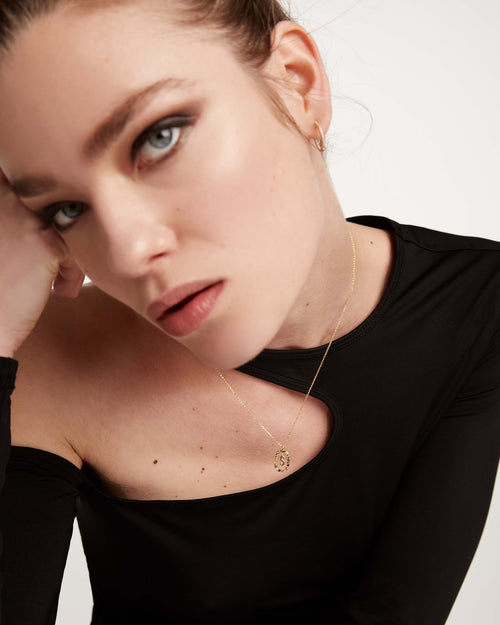 Golden Hour Letter Necklace