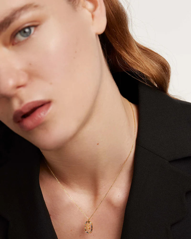 Golden Hour Letter Necklace