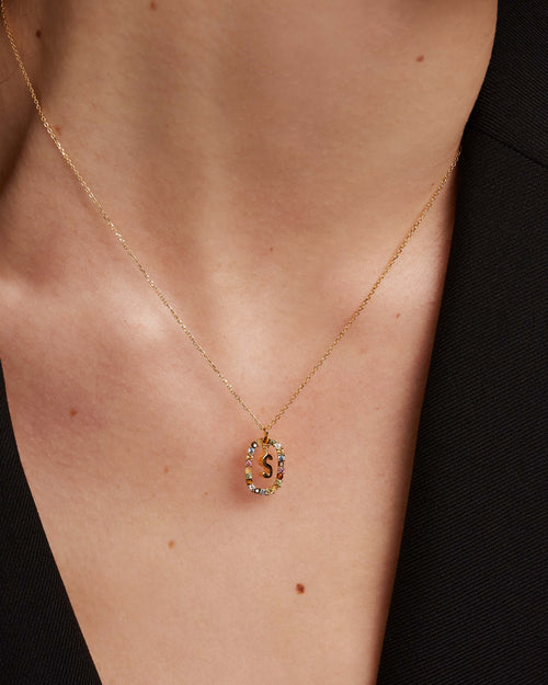 Golden Hour Letter Necklace
