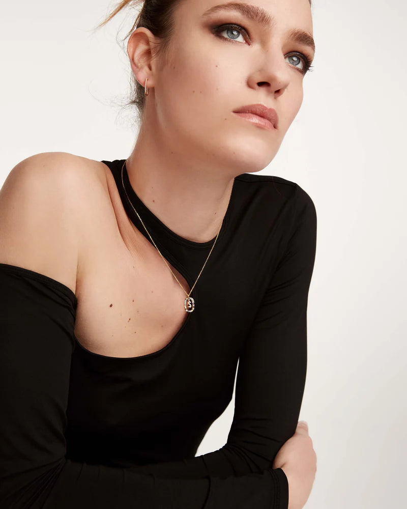 Golden Hour Letter Necklace