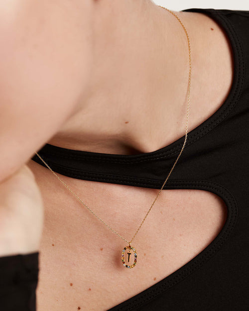 Golden Hour Letter Necklace