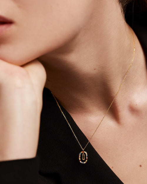 Golden Hour Letter Necklace