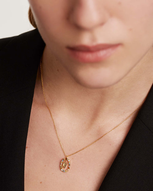 Golden Hour Letter Necklace