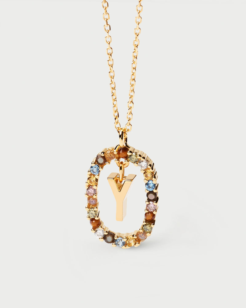 Golden Hour Letter Necklace