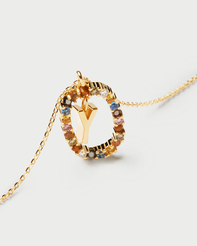 Golden Hour Letter Necklace