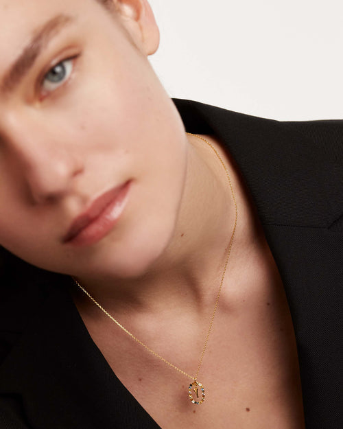 Golden Hour Letter Necklace