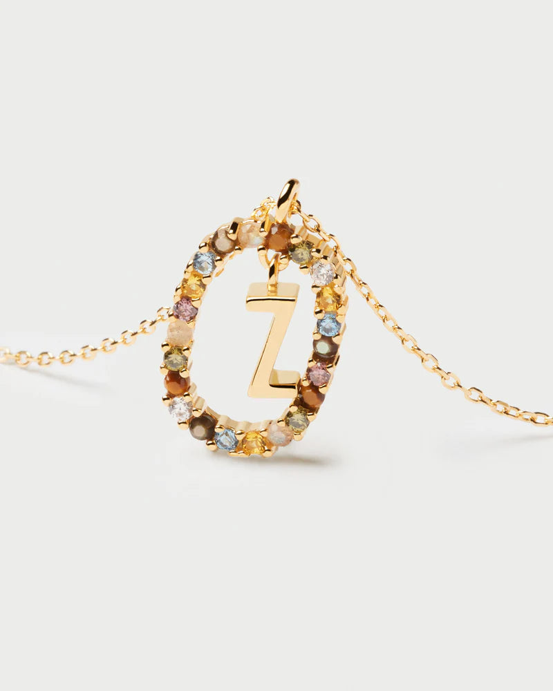Golden Hour Letter Necklace